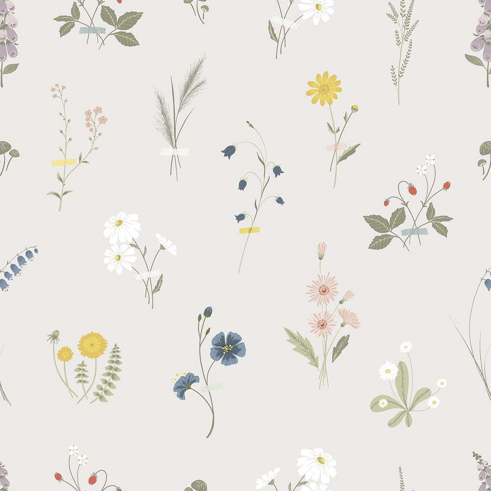 Dětská tapeta 10 m x 50 cm Wildflowers – Lilipinso