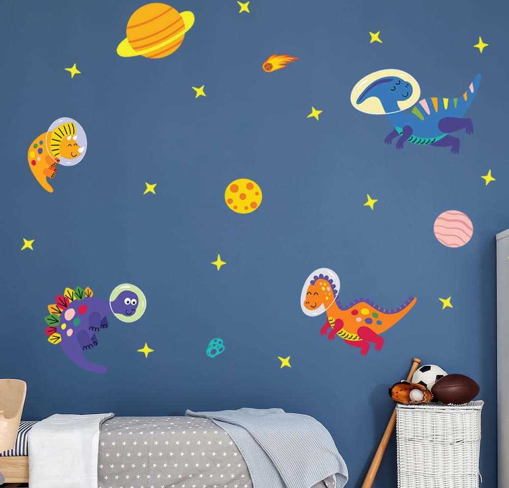 Dětské samolepky na zeď Ambiance Dinosaurs