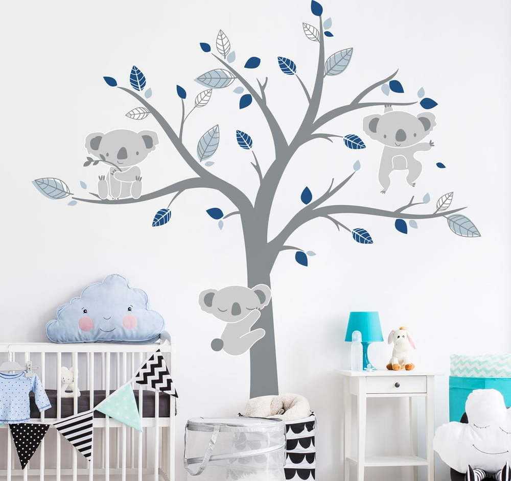 Dětské samolepky na zeď Ambiance Koala Cold