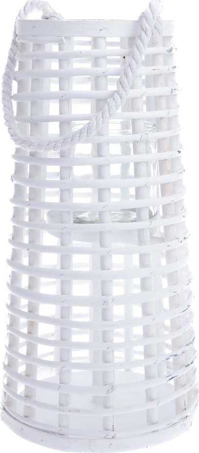 Dřevěná lucerna (výška 40 cm) – Dakls