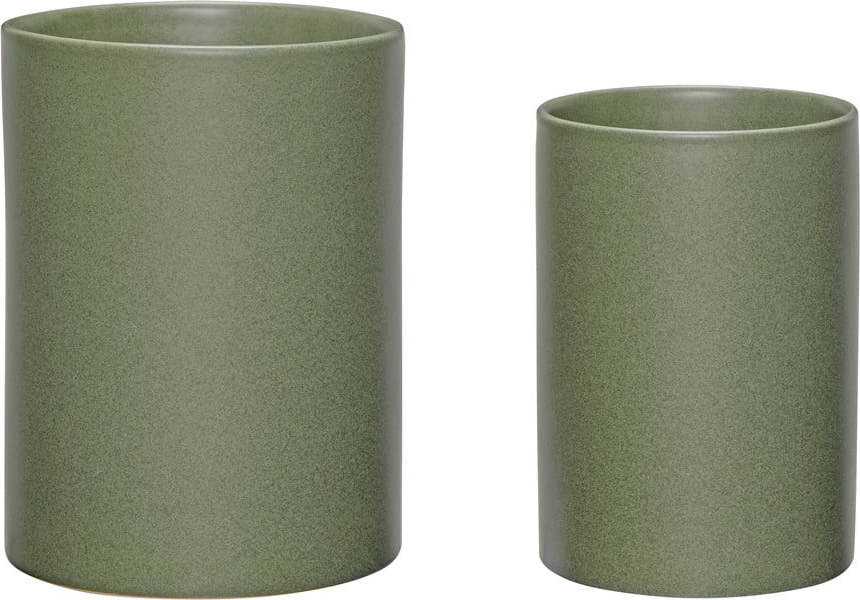 Keramické květináče v sadě 2 ks ø 18 cm Edna – Hübsch