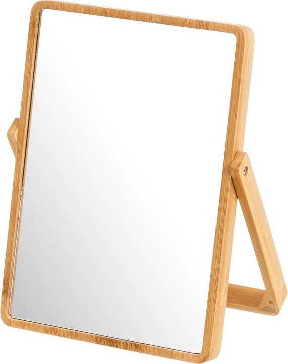 Kosmetické zrcadlo s bambusovým rámem 20x27 cm – Casa Selección