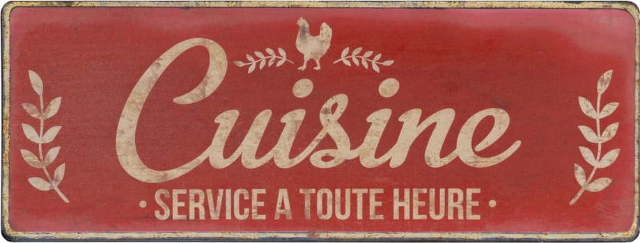 Kovová cedule 52x19 cm Cuisine – Antic Line