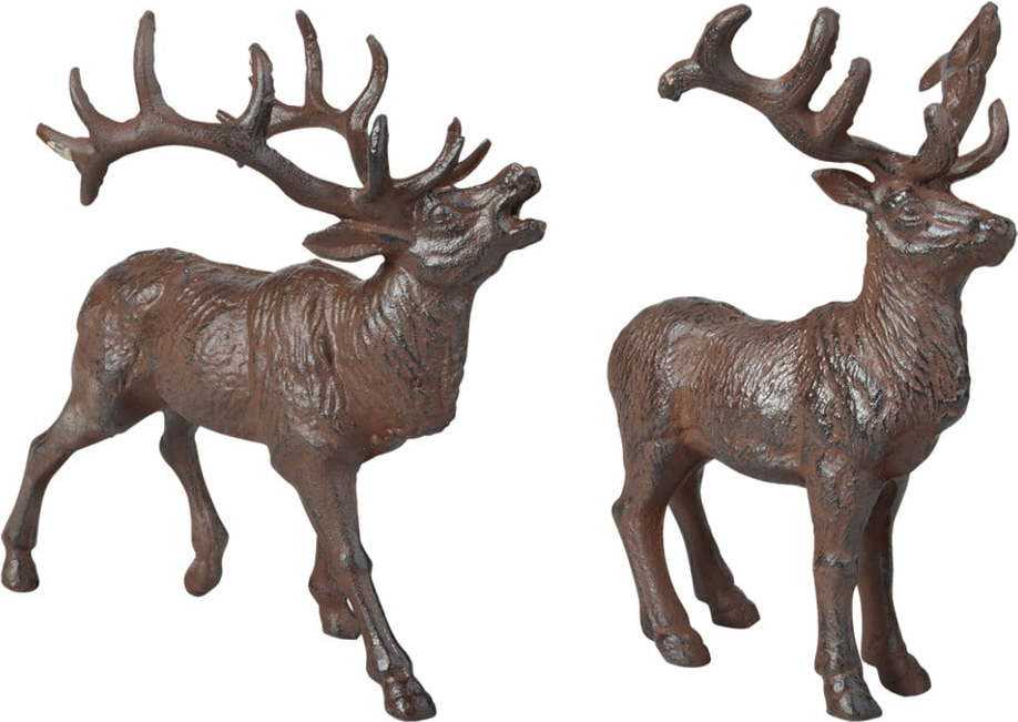 Kovové zahradní sošky v sadě 2 ks Deer – Esschert Design