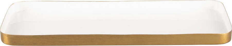 Kovový dekorativní tác 13x32 cm Festive – PT LIVING