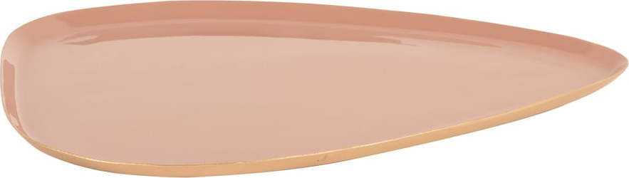 Kovový dekorativní tác 19x25 cm Mila – PT LIVING