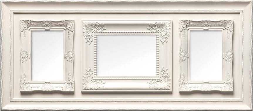 Krémový plastový rámeček 70x31 cm Vintage – Premier Housewares