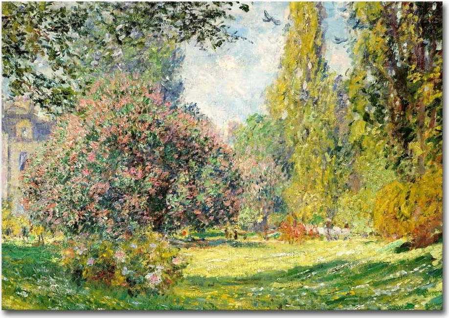 Nástěnná reprodukce na plátně Claude Monet