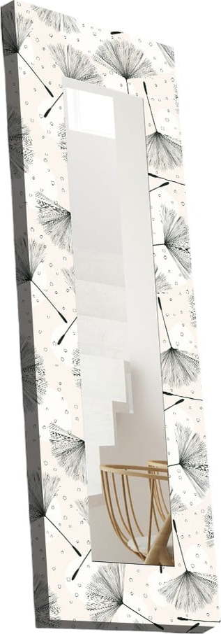 Nástěnné zrcadlo s dřevěným rámem 40x120 cm – Wallity