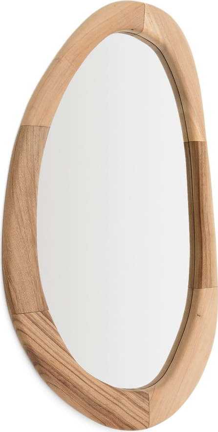 Nástěnné zrcadlo s dřevěným rámem 60x107 cm Selem – Kave Home