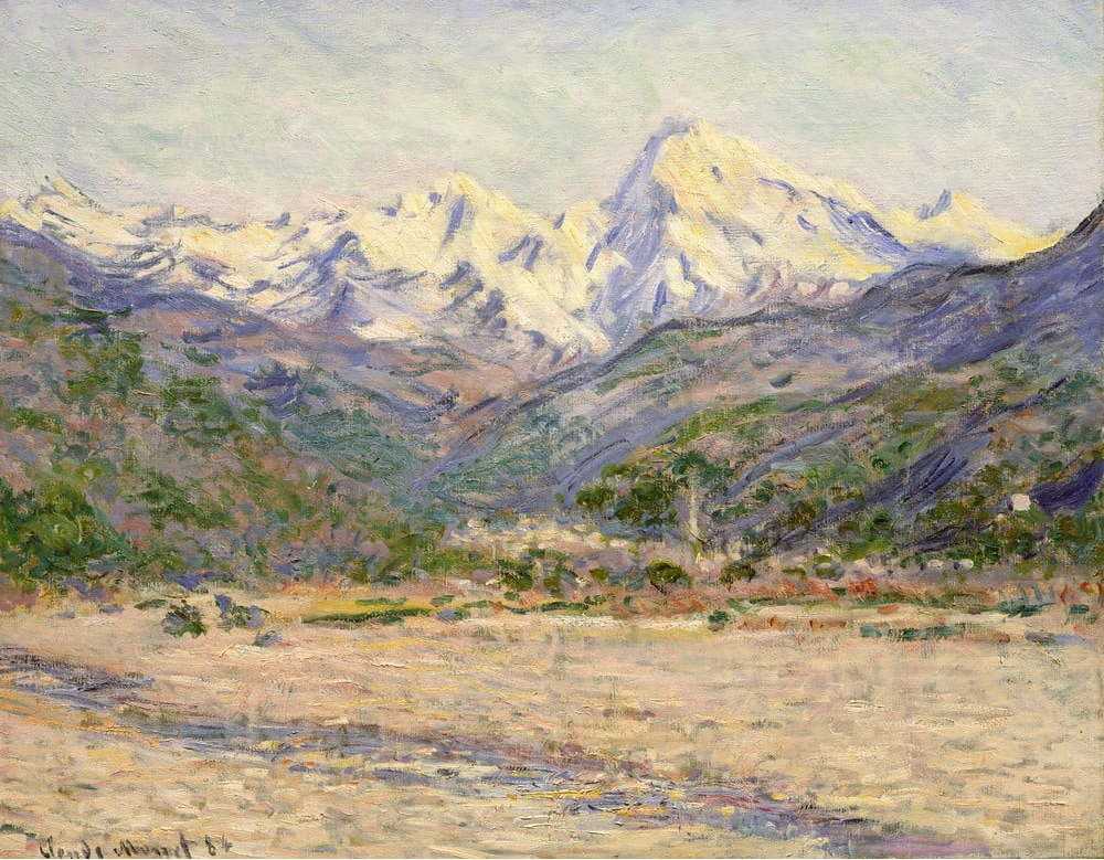 Obraz - reprodukce 70x55 cm The Valley of the Nervia