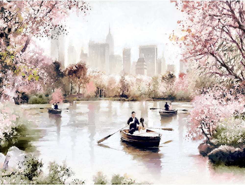 Obraz Styler Canvas Romantic Lake