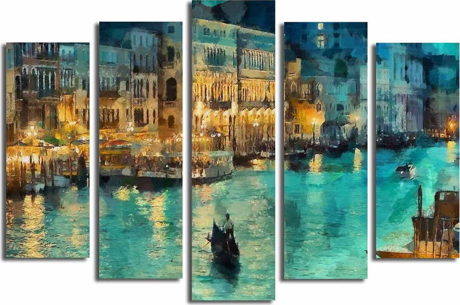 Obrazy v sadě 5 ks Venice – Wallity