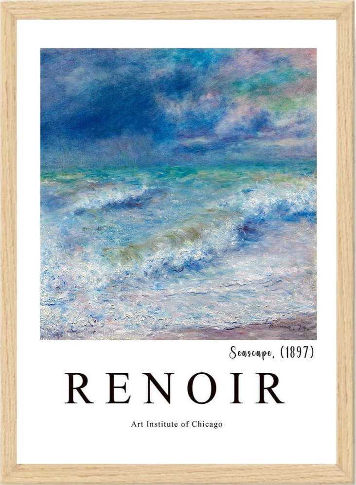 Plakát v rámu 35x45 cm Renoir – Wallity