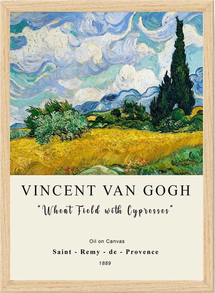 Plakát v rámu 35x45 cm Vincent Van Gogh – Wallity