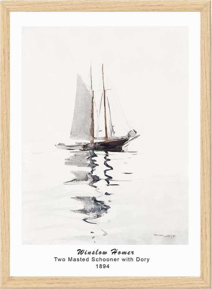 Plakát v rámu 35x45 cm Winslow Homer – Wallity