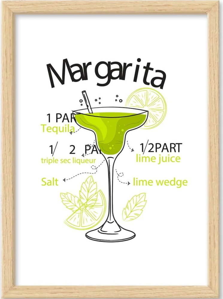 Plakát v rámu 40x55 cm Margarita – Wallity