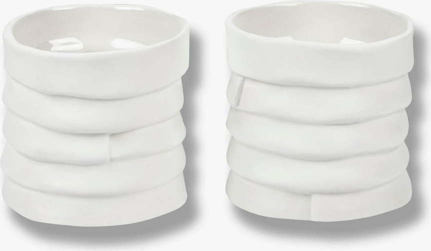 Porcelánové svícny v sadě 2 ks Ribbon – Mette Ditmer Denmark