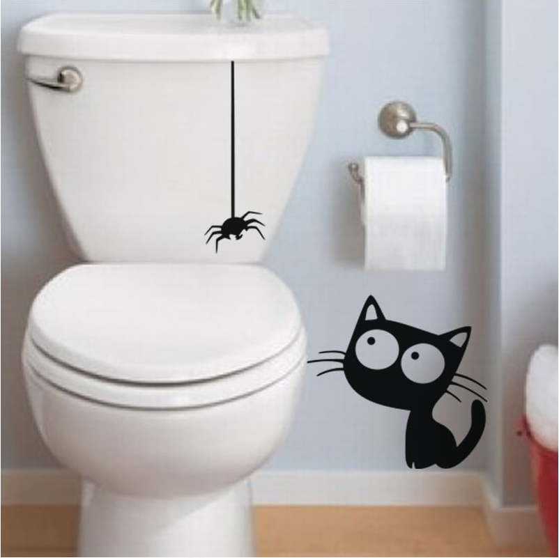 Samolepka Ambiance Cat And Spider