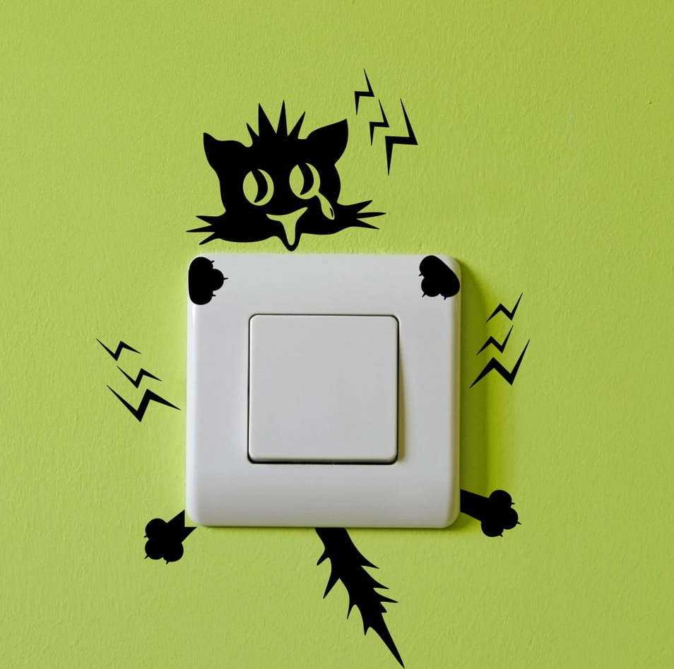 Samolepka Ambiance Plug Kitten Electro