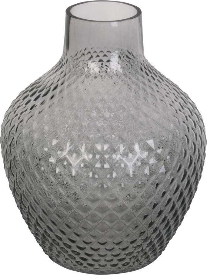 Šedá skleněná váza (výška 20 cm) Delight – PT LIVING