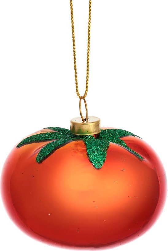 Skleněná vánoční ozdoba Tomato – Sass & Belle