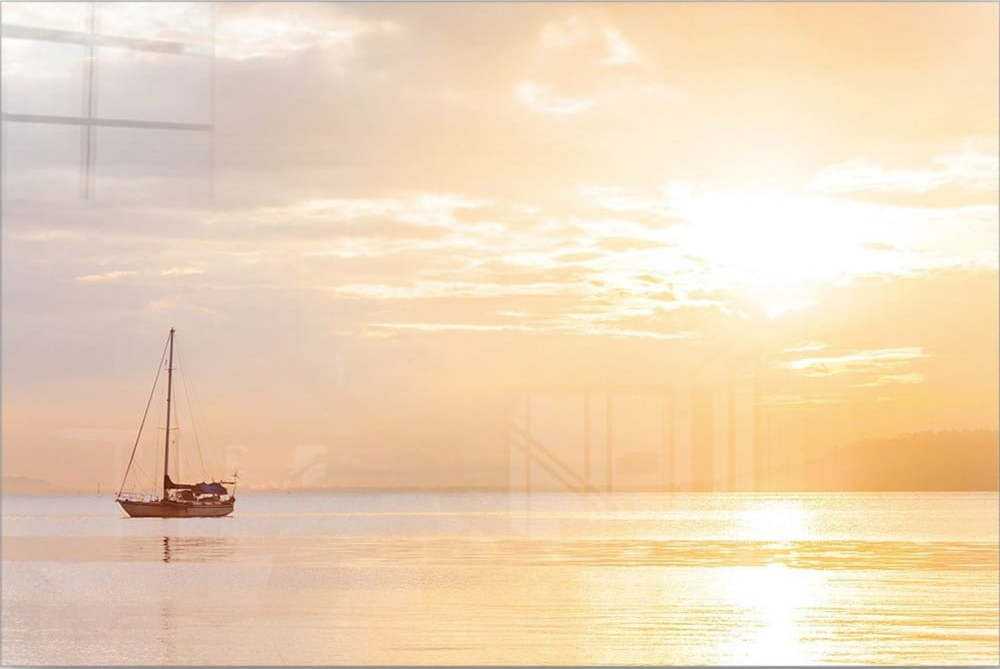 Skleněný obraz 70x50 cm Sea – Wallity