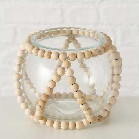 Skleněný svícen Boltze Windlight Beads