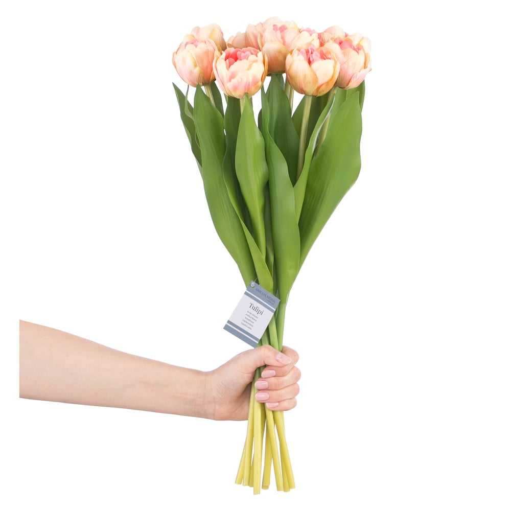 Umělé květiny v sadě 10 ks (výška 38 cm) Tulips – AmeliaHome