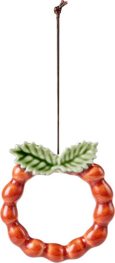 Porcelánová vánoční ozdoba Wreath – Kähler Design