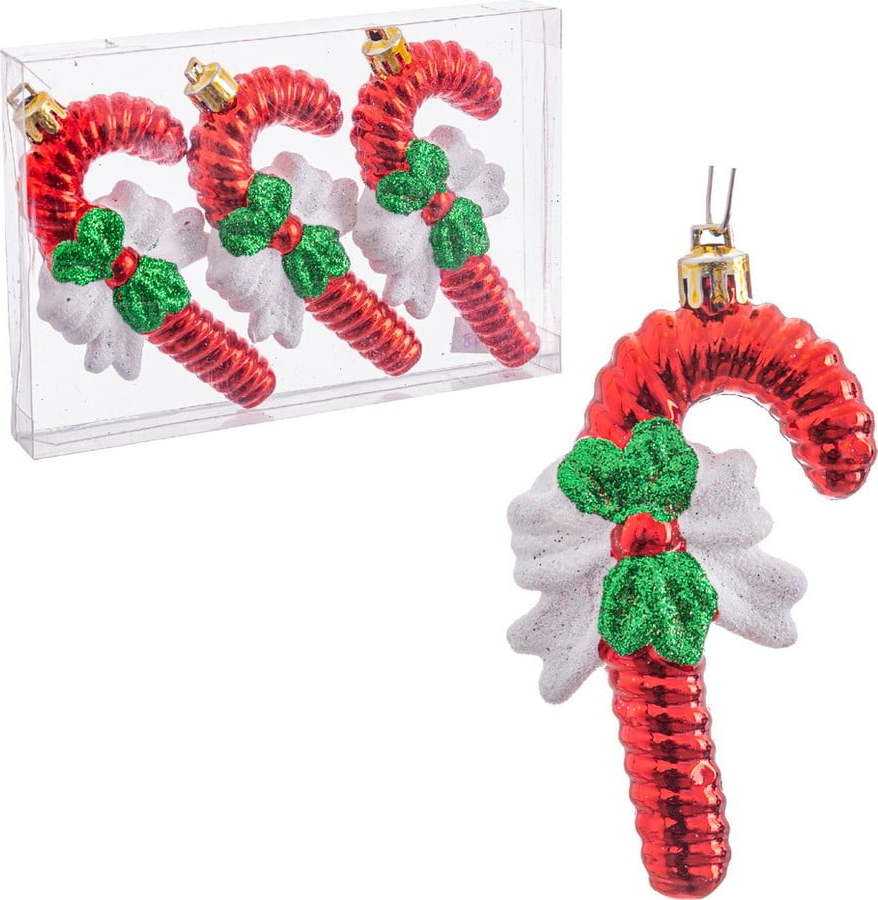 Vánoční ozdoby v sadě 3 ks Walking Stick – Casa Selección