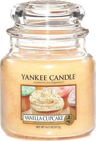 Vonná svíčka doba hoření 65 h Vanilla Cupcake – Yankee Candle