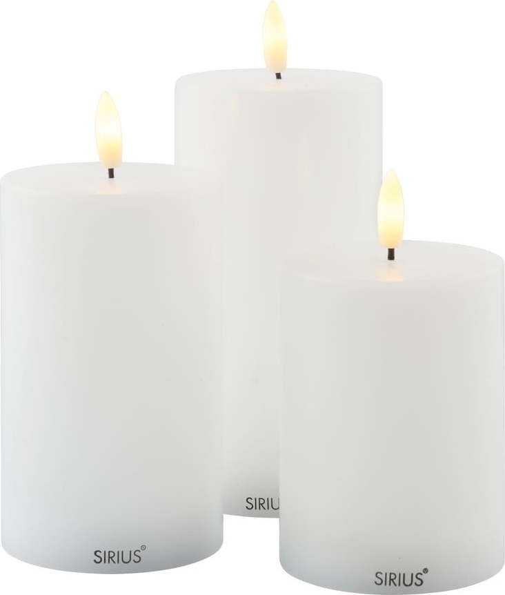 LED svíčky v sadě 3 ks (výška 15 cm) Sille Exclusive – Sirius