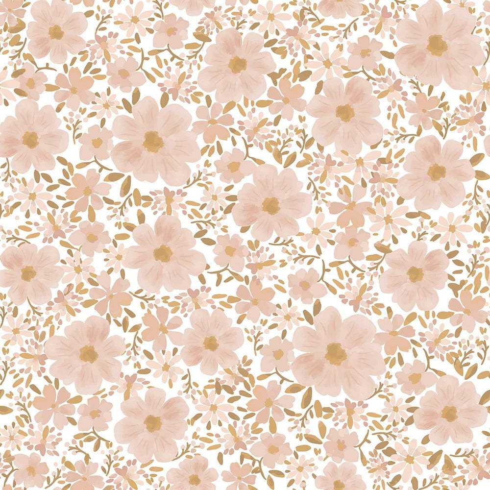 Dětská tapeta z netkané textilie 10 m x 50 cm Flowers – Lilipinso