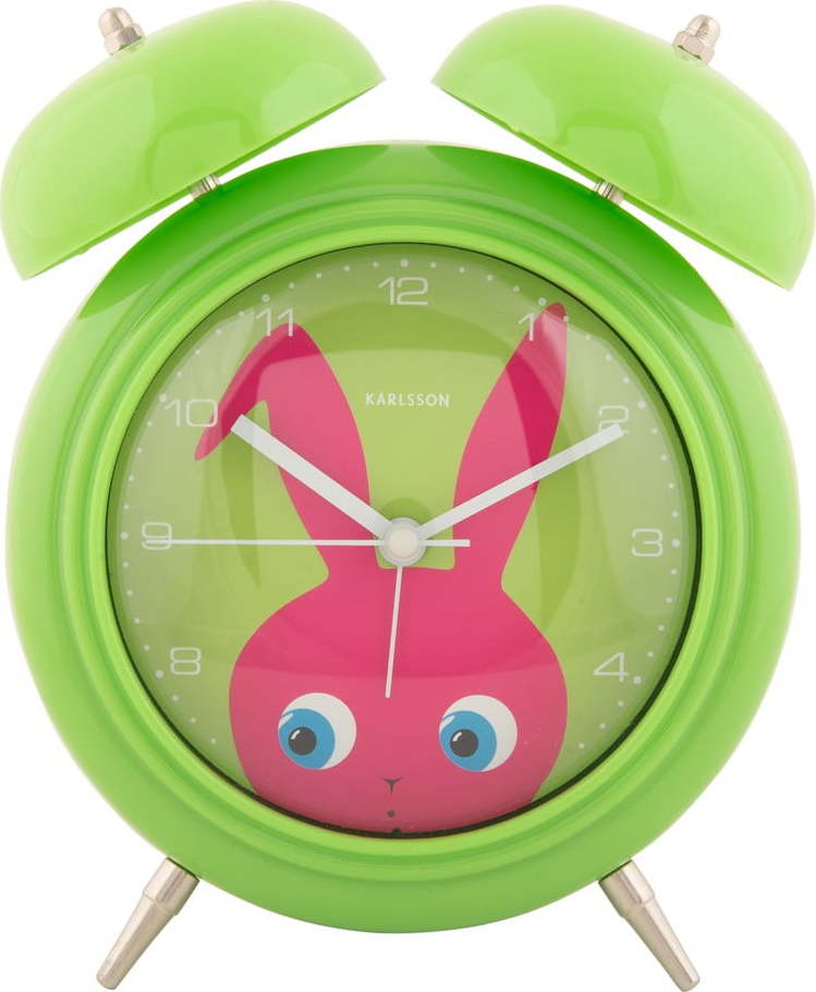 Dětský budík ø 15 cm Peekaboo Bunny – Karlsson
