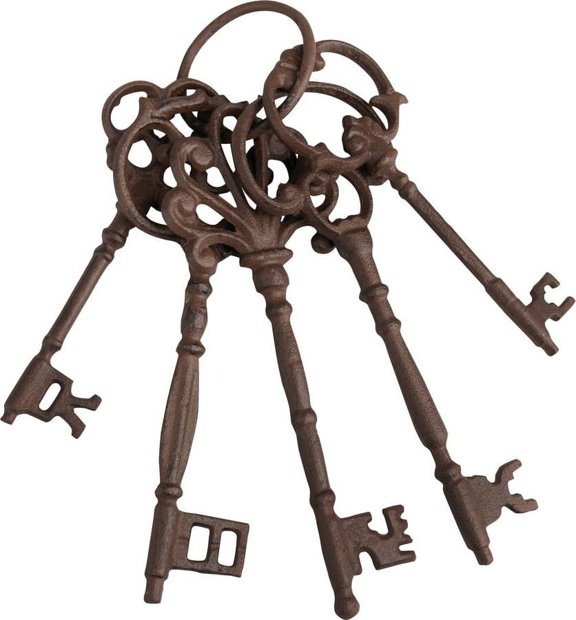 Litinová zahradní dekorace Keys – Esschert Design