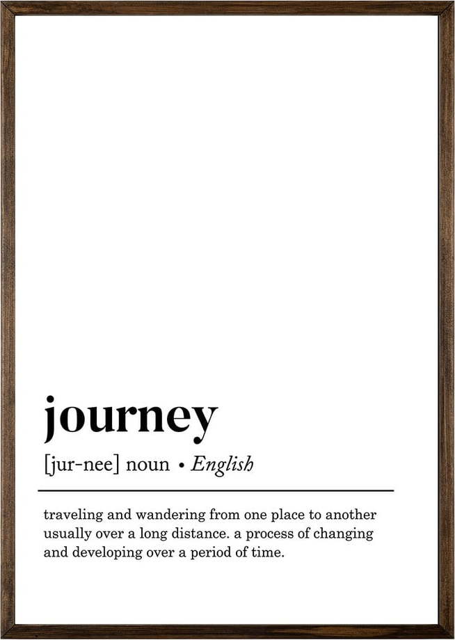 Plakát 50x70 cm Journey – Wallity