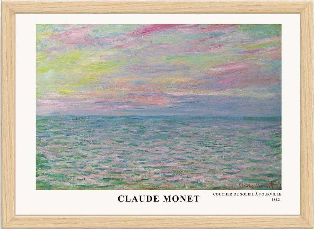 Plakát v rámu 45x35 cm Claude Monet – Wallity