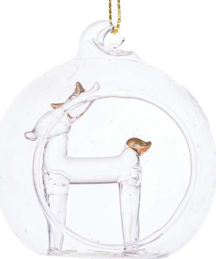 Skleněná vánoční koule Reindeer – Dakls
