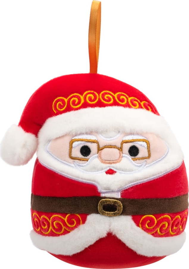 Textilní vánoční ozdoba ø 10 cm Santa Nick – SQUISHMALLOWS