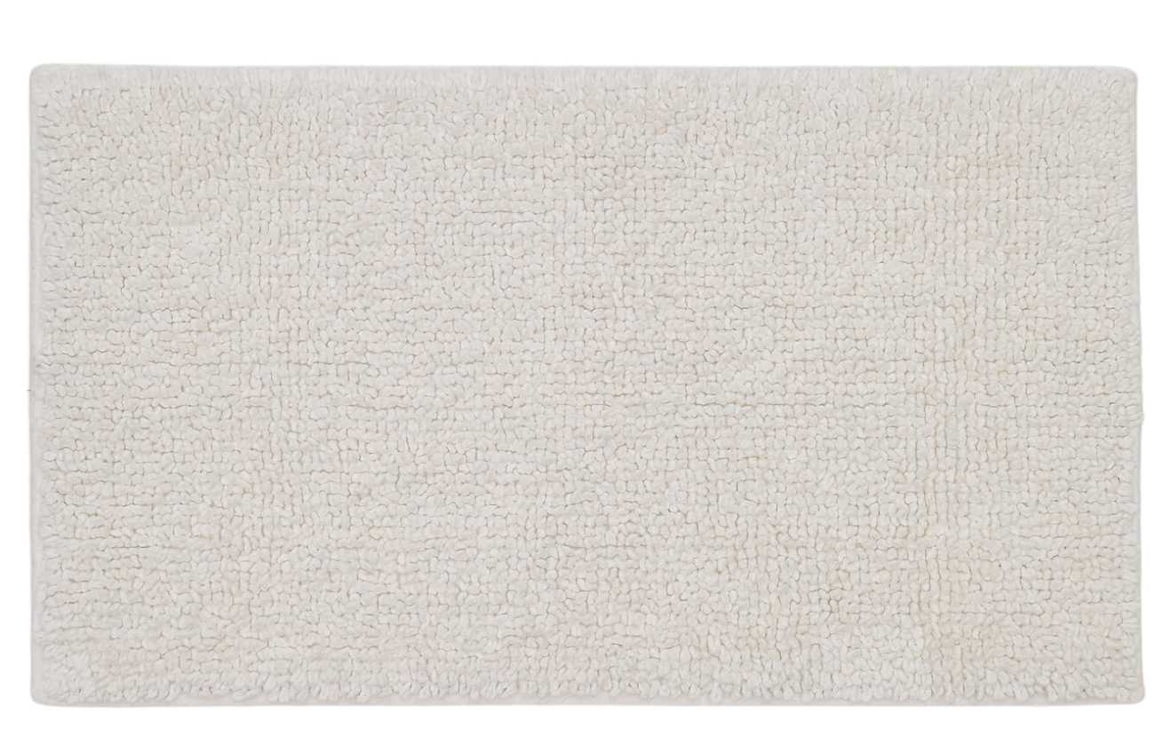 Bílá bavlněná koupelnová předložka Kave Home Uvite 50 x 70 cm