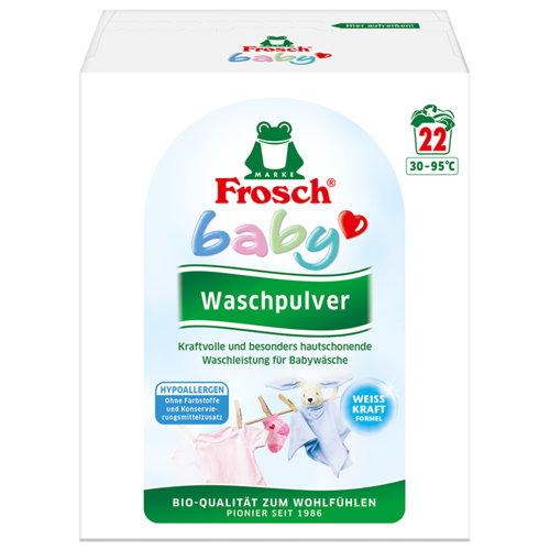 Frosch EKO Baby prací prášek na kojenecké prádlo Frosch