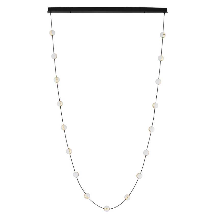 Kovové závěsné LED světlo Nova Luce Alcinoe 127 cm