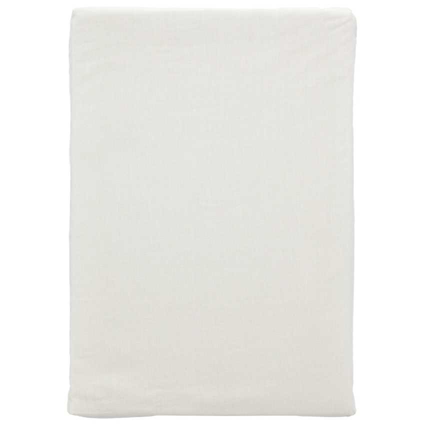 Södahl Krémově bílé bavlněné prostěradlo II. Calm 140 x 200 cm