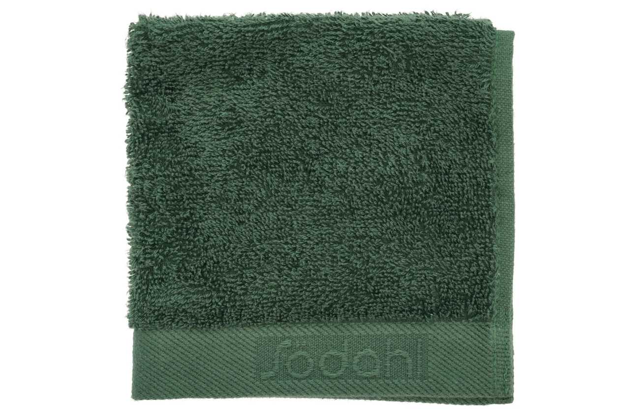 Södahl Tmavě zelený bavlněný ručník Comfort 30 x 30 cm