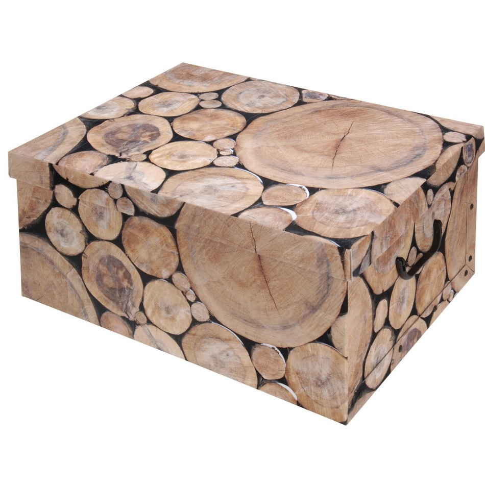 Úložný box s víkem Wood