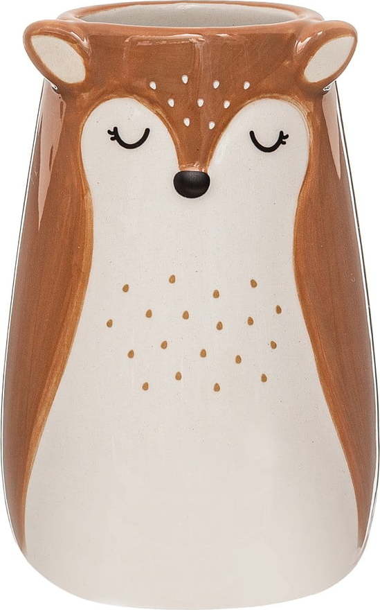 Hnědá váza z dolomitu (výška 10 cm) Deer – Sass & Belle