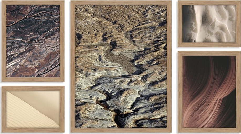 Obrazy v sadě 5 ks 30x40 cm Fade – Malerifabrikken