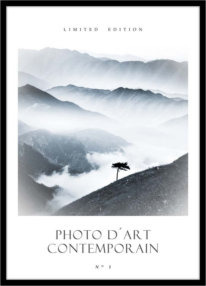 Plakát v rámu 50x70 cm Photo d'art No 1 – Malerifabrikken