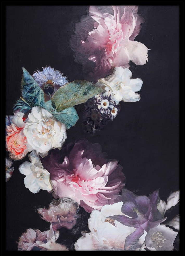 Plakát v rámu 50x70 cm Purple Blossom – Malerifabrikken